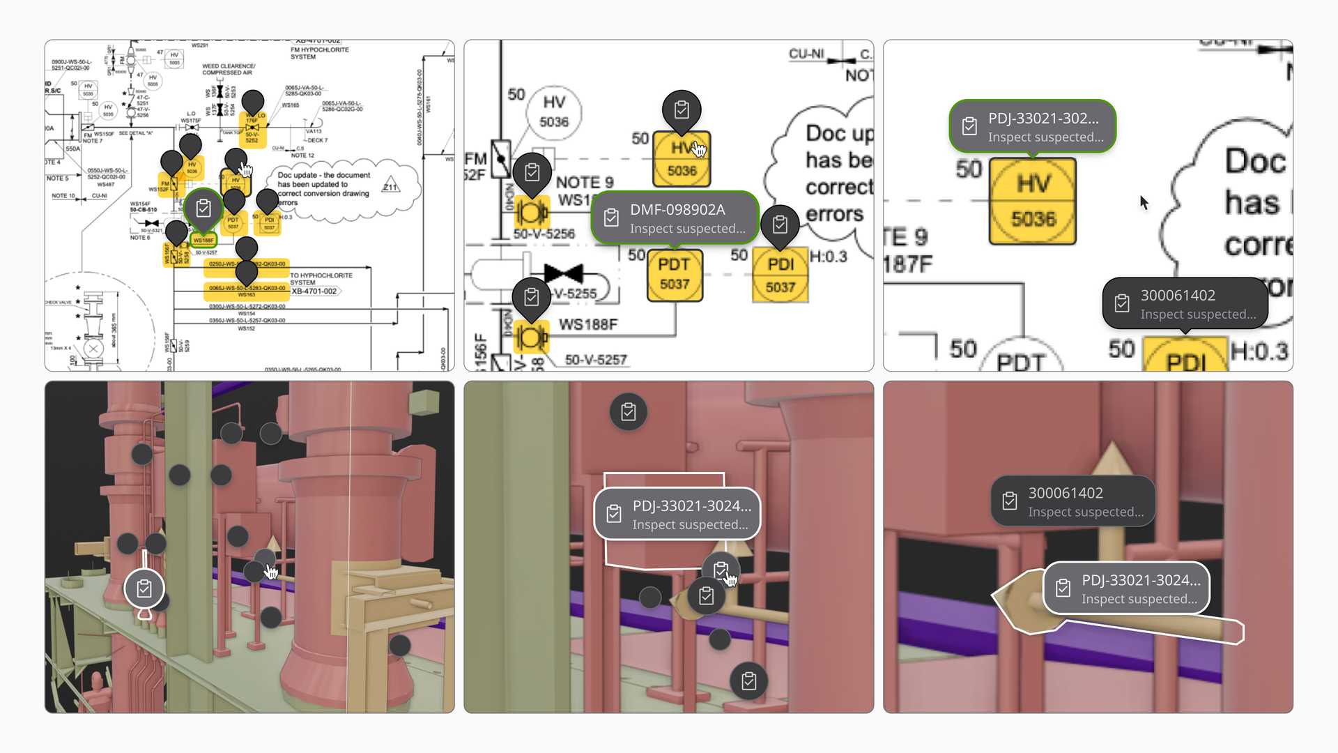 Data Label across 2D and 3D environments