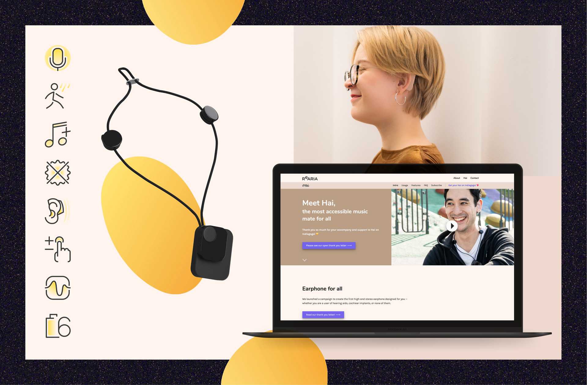 Pictogram for highlighting the features of product