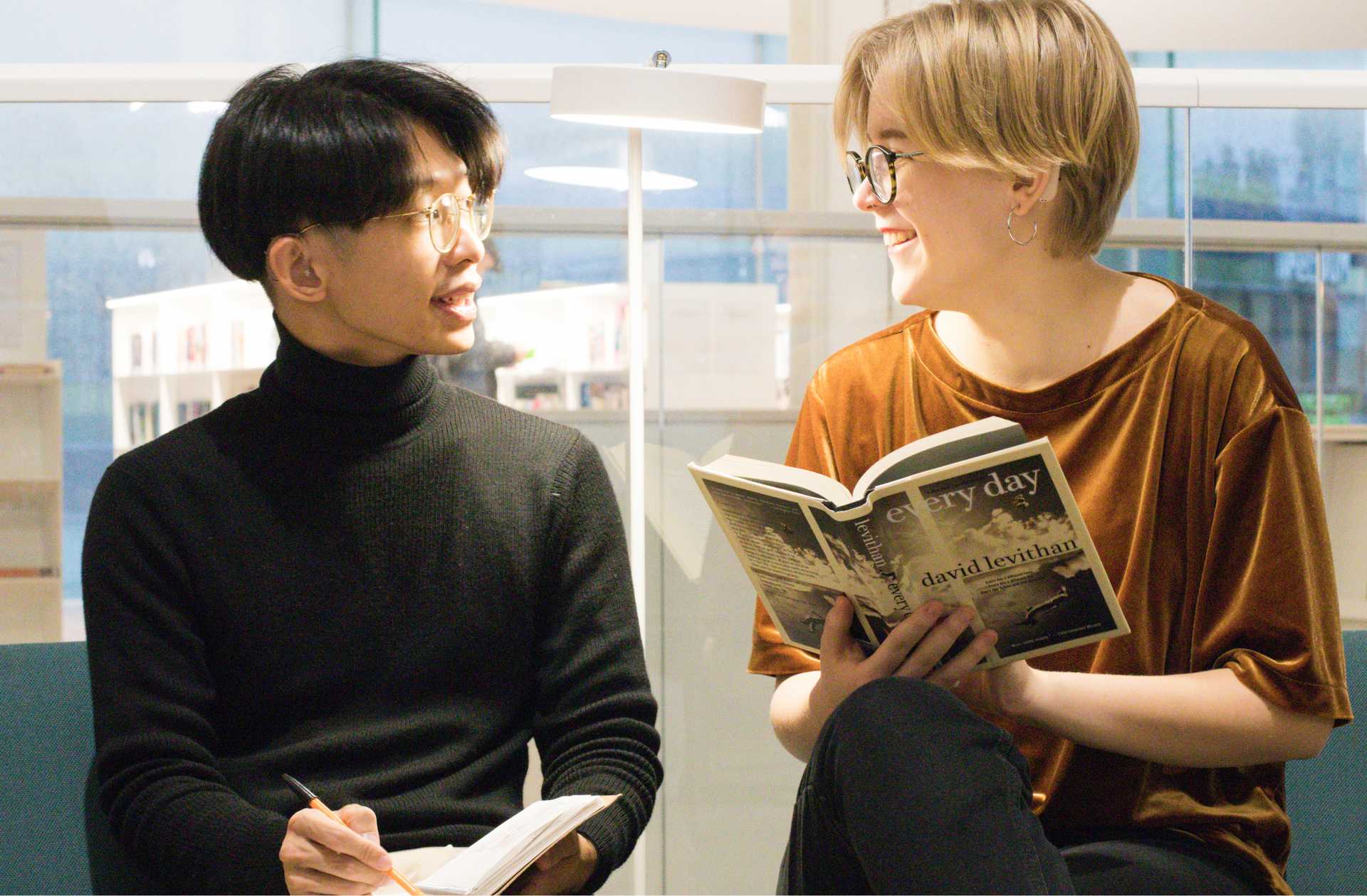 I talked to many hard-of-hearing people. Maija, the girl in the picture, joined our team later as she was also a user and found the project very motivating